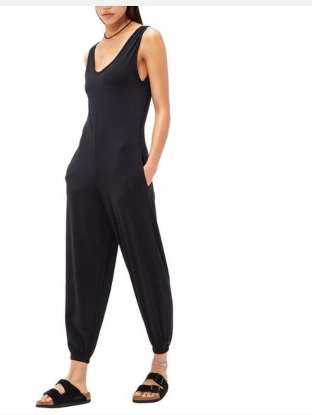 Splits59 Othilia Sleeveless Airweight Jumpsuit Women's XS/S